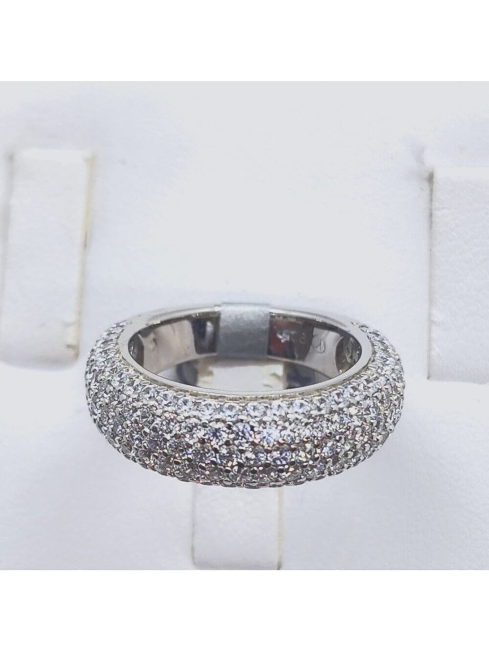 Brand New Sterling Silver 925 Eternity Ring cz - Picture 3 of 8